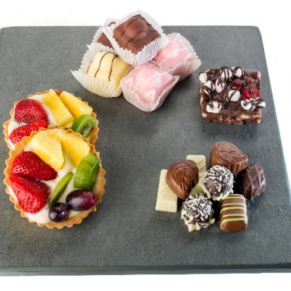 Square Slate Food Board for restuarants and home