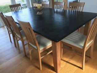 Slate Tables And Tabletops For Kitchens And Gardens
