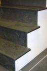 Indoor slate steps for stairs