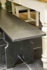 Bench Seat with feet made from slate to a specific design