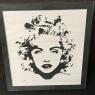 Marilyn Monroe etched picture