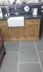 Natural limestone floor tiles with sink from Ardosia