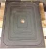 Stunning markings on this grey slate shower tray in solid natural stone.