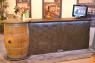skirting and cladding in slate on a bar