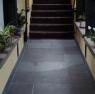skirting boards made from slate leading to stairs