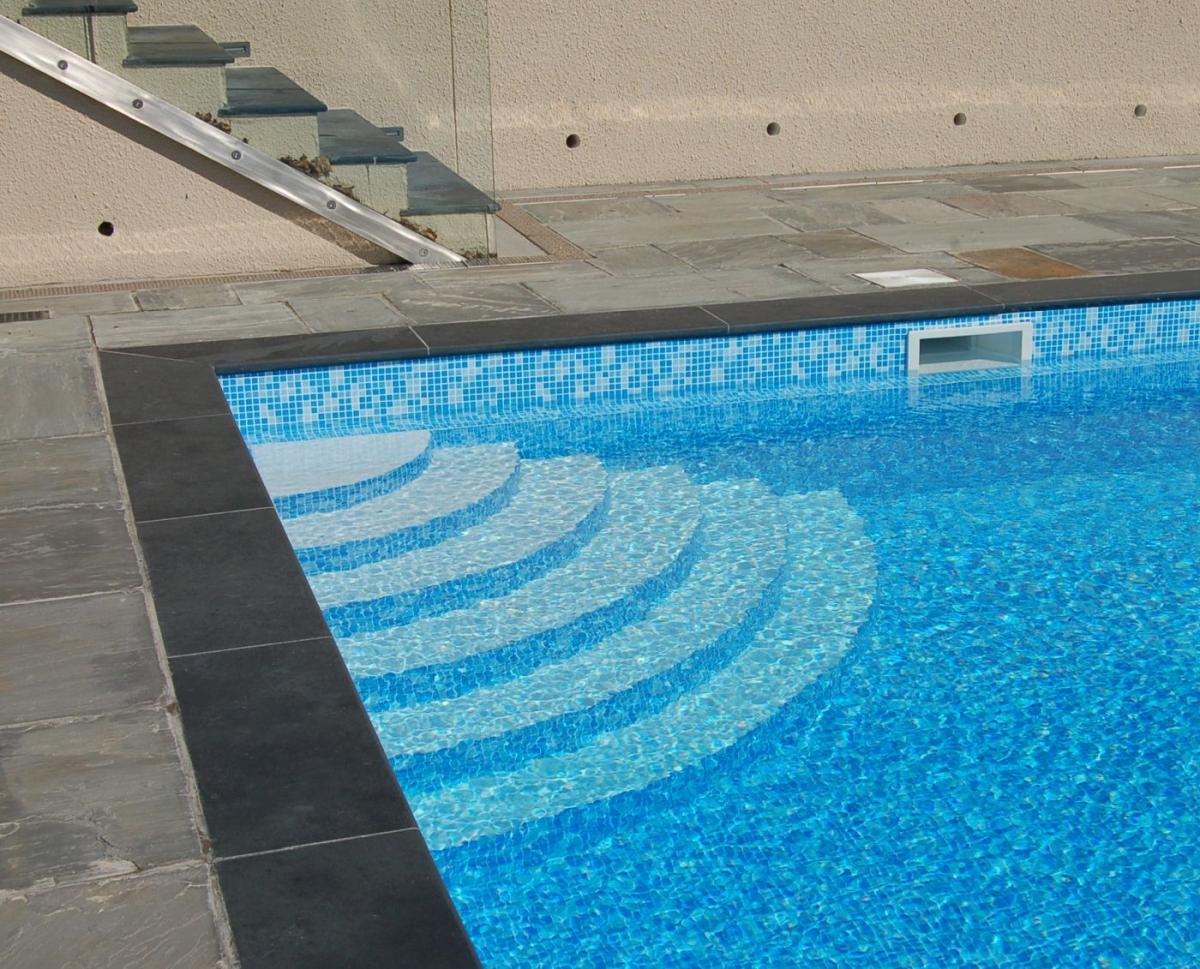 bespoke surround for a swimming pool